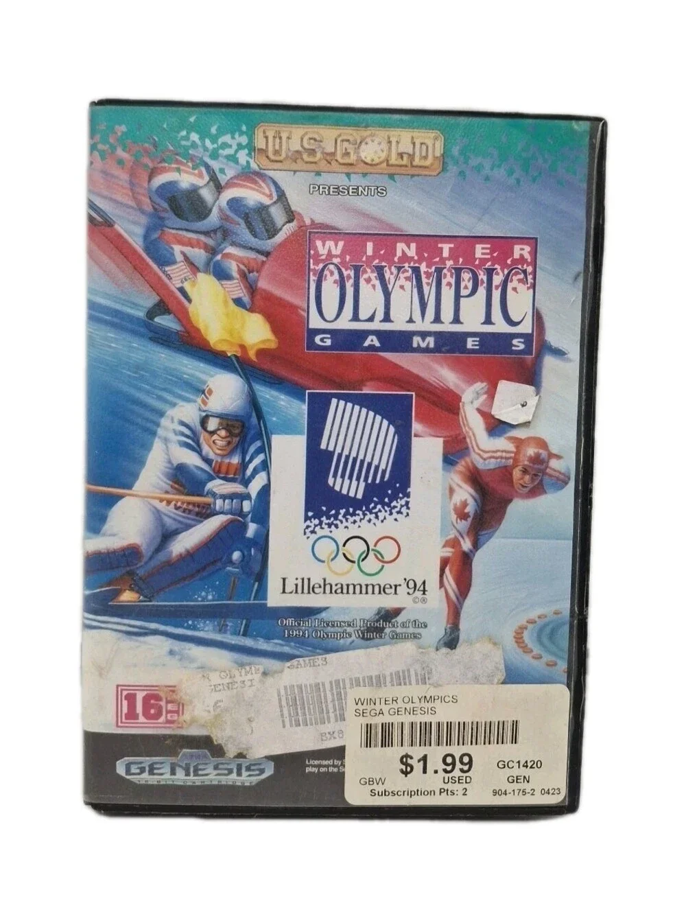 Winter Olympics Lillehammer 94 Sega Genesis - No manual